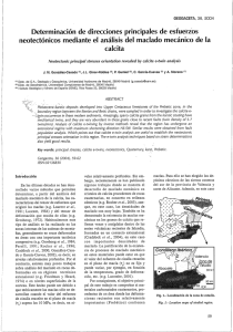 Determinación de direcciones principales de esfuerzos