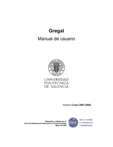 Manual de Gregal en PDF