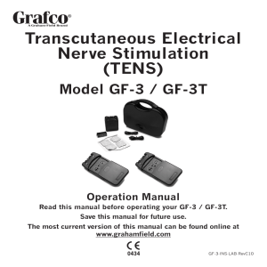 Transcutaneous Electrical Nerve Stimulation (TENS) - Graham