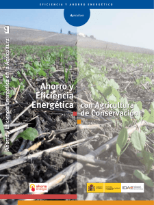 Ahorro y Eficiencia Energética con Agricultura de Conservación