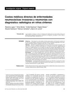 Costos médicos directos de enfermedades neumocócicas invasoras