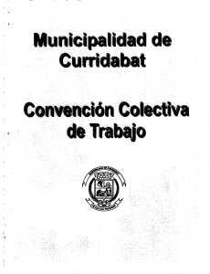 Convenciones colectivas - Municipalidad de Curridabat