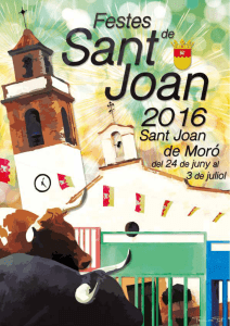sant joan de moró, del 24 de juny al 3 de juliol