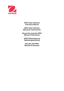 SPDC Data Collection Instruction Manual SPDC Data