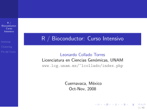 Clustering-Leo - Licenciatura en Ciencias Genómicas