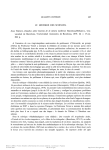 BCAI 1 (1984) J. Vernet: Estudios sobre historia de la ciencia