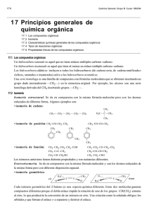 Tema 17. Principios generales de química orgánica