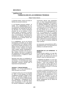 sección iv: capítulo 28: farmacología de las hormonas tiroideas