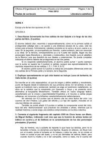 Pauta de correcció Literatura castellana PAU setembre 2012
