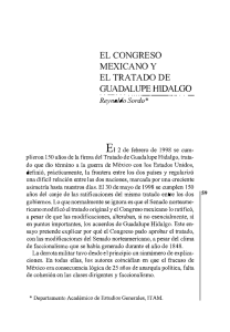 el congreso mexicano y el tratado de guadalupe hidalgo