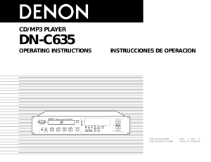 DN-C635 - Audio General Inc.