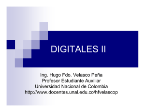 digitales ii - Docentes - Universidad Nacional de Colombia