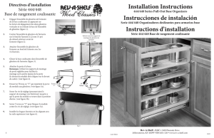 Installation Instructions Instrucciones de instalación - Rev-A
