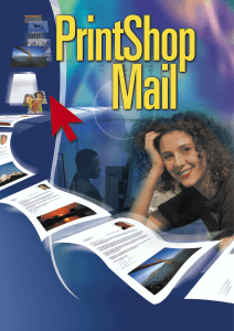Cómo añadir texto - PrintShop Mail Connect