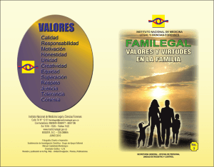 familegal-3. valores y virtudes pdf - Instituto Nacional de Medicina