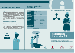 Limitaciones de la dosis