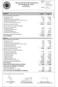 I semestre 2012 - Banco Central de Venezuela