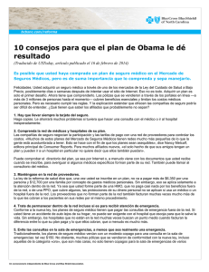 10 consejos para que el plan de Obama le dé