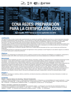 ccna redes - Universidad del Norte