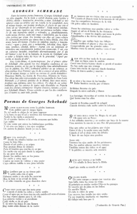 Poemas de Georges Schehadé - Revista de la Universidad de México