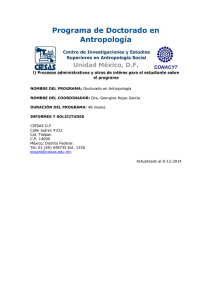 Gen. 2015-2019 - CIESAS. Subdirección de Docencia