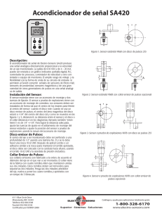 Acondicionador de señal SA420 - Electro