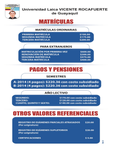 MAÏBÍBIIHIS t - Universidad Laica Vicente Rocafuerte de Guayaquil