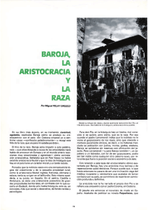 Baroja, la aristocracia y la raza, Miguel Pelay Orozco