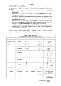 1º Ciencias Nenina Martín Ossorio Química 4 FORMULACIÓN