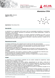 Alantoína CTFA - Akema Fine Chemicals