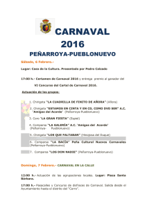 carnaval 2016 - Peñarroya
