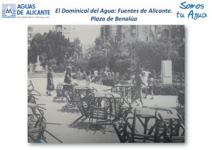El Dominical del Agua: Fuentes de Alicante