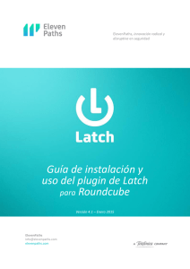 Guía de instalación y uso del plugin de Latch para Roundcube