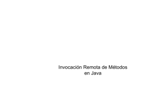 Java RMI Remote Method Invocation Invocación Remota de