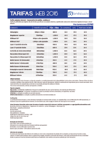 TARIFAS WEB 2016 El ondoluz.tv