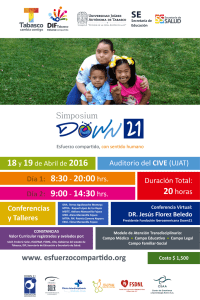 poster down21.cdr - Fundación Iberoamericana Down21