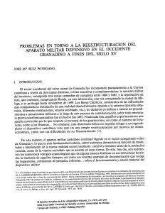 problemas en torno a la reestructuracion del aparato militar