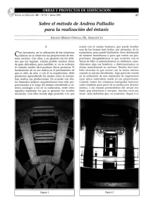 Sobre el método de Andrea Palladio para la realización del éntasis