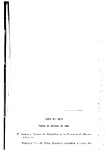 LEY N.° 2072 - Honorable Cámara de diputados de la Provincia de