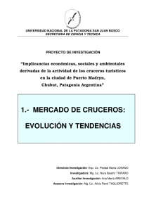 1.- MERCADO DE CRUCEROS: EVOLUCIÓN Y TENDENCIAS
