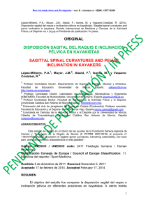 Comparación de la extensibilidad isquiosural y disposición sagital