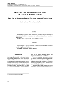 Extracción Fácil de Cuerpo Extraño Difícil en Conducto Auditivo