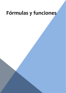 Fórmulas y funciones