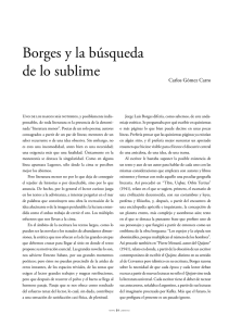 Borges y la búsqueda de lo sublime