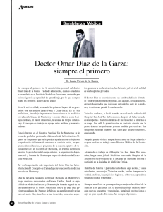 Doctor Omar Díaz de la Garza