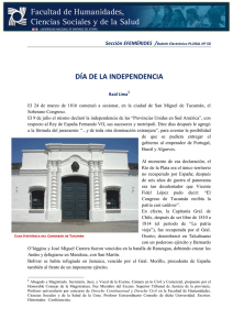 dia de la independencia - Facultad de Humanidades, Ciencias
