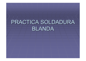 PRACTICA SOLDADURA BLANDA