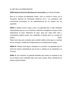 EL ABC DE LA AUTOMATIZACION NEMA (National Electrical
