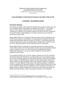 Lejos del objetivo: la dirección de la guerra y las bajas civiles en