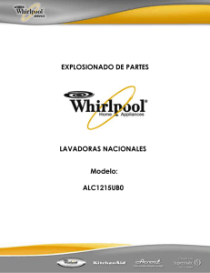 EXPLOSIONADO DE PARTES Modelo: ALC1215UB0